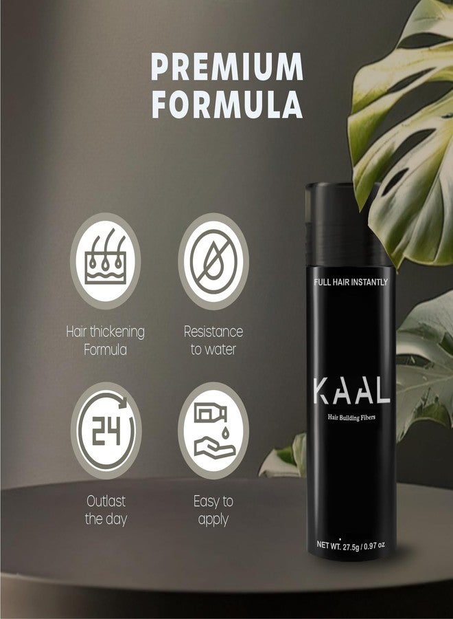 KAAL Hair Fibers | Hair Powder - (27.5g, Dark Brown), Refillable Bottle Hair Filler for Thinning Areas - For Men and Women - Image 3